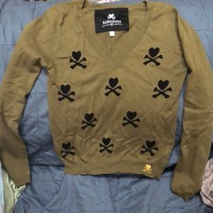 Green and Black Tokidoki sweater